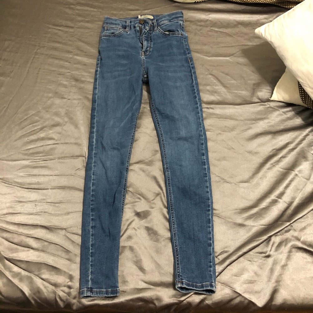 Topshop high waisted skinny jeans